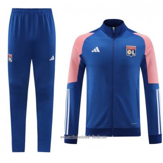 Chandal de Chaqueta del Lyon 2023 2024 Azul