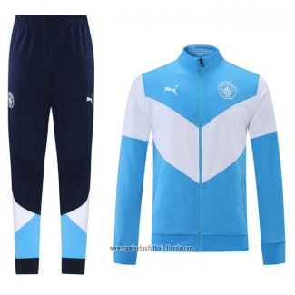 Chandal de Chaqueta del Manchester City 2021 2022 Azul