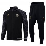 Chandal de Chaqueta del Paris Saint-Germain Jordan 2023 2024 Negro