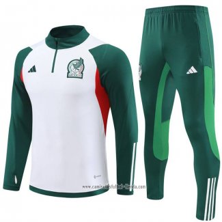 Chandal de Sudadera del Mexico 2023 2024 Blanco