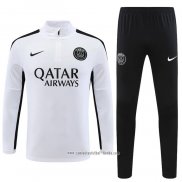 Chandal de Sudadera del Paris Saint-Germain 2023 2024 Blanco