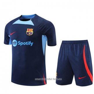 Chandal del Barcelona 2022 2023 Manga Corta Azul - Pantalon Corto