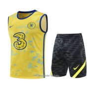 Chandal del Chelsea 2022 2023 Sin Mangas Amarillo