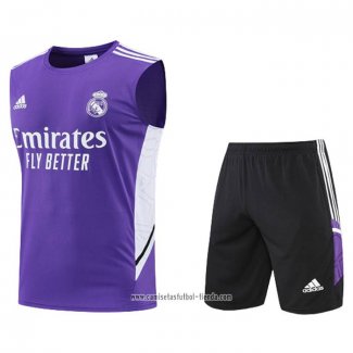 Chandal del Real Madrid 2022 2023 Sin Mangas Purpura