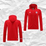 Chaqueta con Capucha del Bayern Munich 2022 2023 Rojo