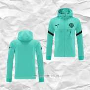 Chaqueta con Capucha del Inter Milan 2021 2022 Verde