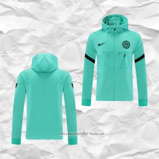 Chaqueta con Capucha del Inter Milan 2021 2022 Verde