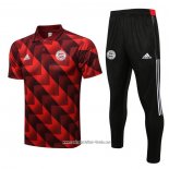 Conjunto Polo del Bayern Munich 2022 2023 Rojo