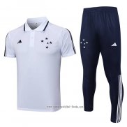 Conjunto Polo del Cruzeiro 2023 2024 Blanco