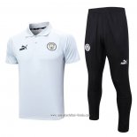 Conjunto Polo del Manchester City 2023 2024 Gris