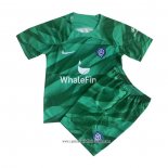 Camiseta Atletico Madrid Portero 2023 2024 Nino Verde