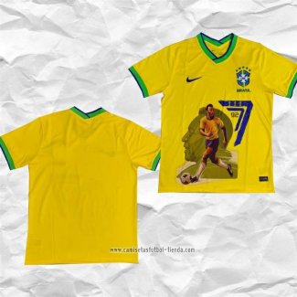 Camiseta Brasil Pele Special 2022 Amarillo Tailandia