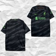 Camiseta Liverpool Portero 2023 2024 Negro Tailandia