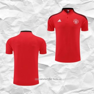 Camiseta Polo del Manchester United 2022 2023 Rojo