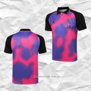 Camiseta Polo del Paris Saint-Germain 2021 2022 Purpura