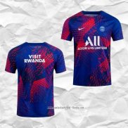 Camiseta Pre Partido del Paris Saint-Germain 2022 Azul y Rojo