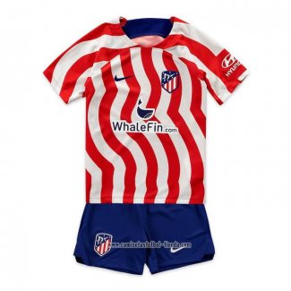 Camiseta Primera Atletico Madrid 2022 2023 Nino