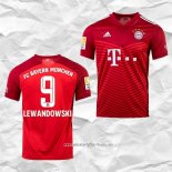 Camiseta Primera Bayern Munich Jugador Lewandowski 2021 2022