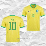 Camiseta Primera Brasil Jugador Pele 2022