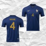 Camiseta Primera Francia Jugador Varane 2022