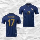 Camiseta Primera Francia Jugador Veretout 2022