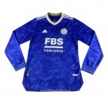 Camiseta Primera Leicester City 2021 2022 Manga Larga