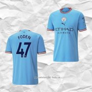 Camiseta Primera Manchester City Jugador Foden 2022 2023