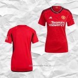 Camiseta Primera Manchester United 2023 2024 Mujer