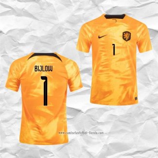 Camiseta Primera Paises Bajos Jugador Bijlow 2022