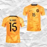 Camiseta Primera Paises Bajos Jugador De Roon 2022