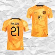Camiseta Primera Paises Bajos Jugador F.De Jong 2022