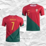 Camiseta Primera Portugal Jugador Ronaldo 2022
