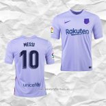Camiseta Segunda Barcelona Jugador Messi 2021 2022
