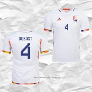 Camiseta Segunda Belgica Jugador Debast 2022