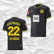 Camiseta Segunda Borussia Dortmund Jugador Bellingham 2022 2023