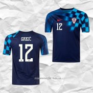 Camiseta Segunda Croacia Jugador Grbic 2022