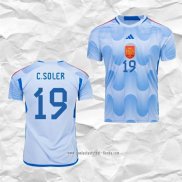 Camiseta Segunda Espana Jugador C.Soler 2022