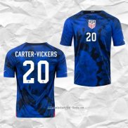 Camiseta Segunda Estados Unidos Jugador Carter-Vickers 2022