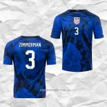 Camiseta Segunda Estados Unidos Jugador Zimmerman 2022