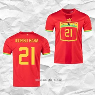 Camiseta Segunda Ghana Jugador Iddrisu Baba 2022