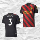Camiseta Segunda Manchester City Jugador Ruben 2022 2023