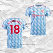Camiseta Segunda Manchester United Jugador B.Fernandes 2021 2022