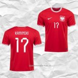 Camiseta Segunda Polonia Jugador Kaminski 2022