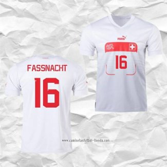 Camiseta Segunda Suiza Jugador Fassnacht 2022