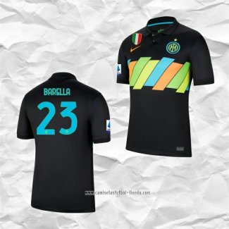 Camiseta Tercera Inter Milan Jugador Barella 2021 2022