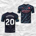 Camiseta Tercera Manchester City Jugador Bernardo 2023 2024