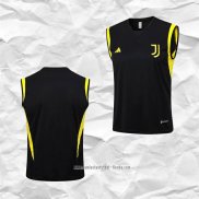 Camiseta de Entrenamiento Juventus 2023 2024 Sin Mangas Negro