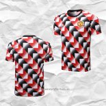 Camiseta de Entrenamiento Manchester United 2022 2023 Negro y Rojo