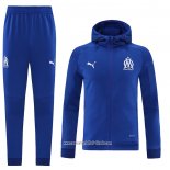 Chandal con Capucha del Olympique Marsella 2021 2022 Azul