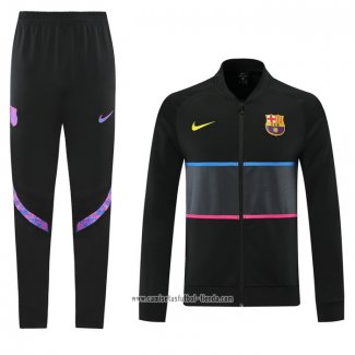 Chandal de Chaqueta del Barcelona 2021 2022 Negro